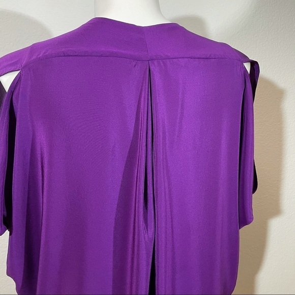 Kinwolfe washable Silk pre post Maternity bump Nursing dress tunic m medium - Picture 4 of 9